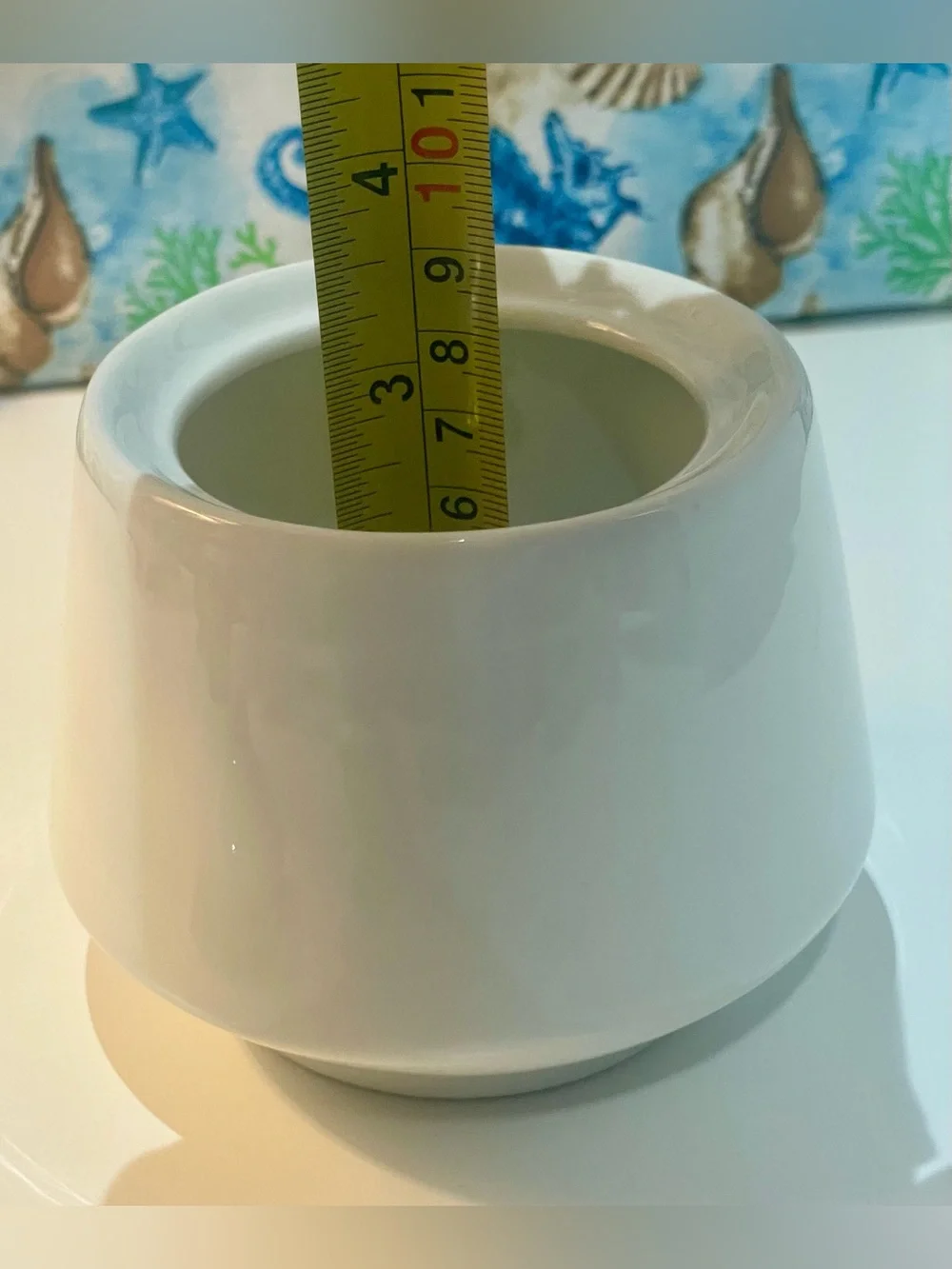 Home Accents White Ceramic Sugar Bowl with Lid | Microwave & Dishwasher Safe